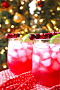 Pomegranate and Cranberry Margaritas