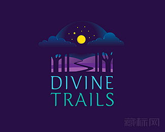 Divine Trails夜晚logo设...