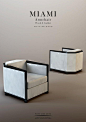 Miami Armchair - Pont des Arts - Designer Monzer Hammoud - Paris-