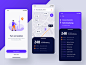 Traffic Tracker App iphone x illustration location city map bus transport ios mobile