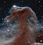 哈勃望远镜拍摄的标志性照片之一——马头星云，摄于1990年4月24日