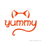 Yummy可爱logo设计_logo设计欣赏_标志设计欣赏_在线logo_logo素材_logo社