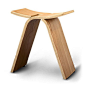 Interlochen Bent Plywood Stool – Ciseal