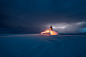 Thunderstorm at the white sands