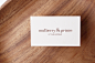 Mulberry & Prince Restaurant : Identity Design for Mulberry & Prince Kitchen and Bar.