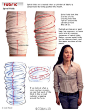 #绘画参考#各种衣褶的绘制参考~ 来自CG美术人网 - 微博