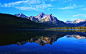mountain lake reflection landscape Wallpapers 02 - 1920x1200 wallpaper download