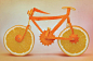 橙子自行车造型艺术