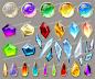 Gems (downloadable stock) - 4 by Rittik-Designs