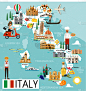 意大利,欧洲,巴勒莫,名声,比萨,尖头平底船,意大利面,收集