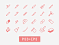 Drawing tools icons PSDhttp://huaban.com/cc/web_app_icon/icons_buttons/#