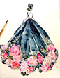 Happy Friday everyone! Here is a time lapse of a fashion illustration I did based on an Elie Saab gown! Roses, indigo and all!!! Enjoy! Also if you follow me on instagram @pinkpuddlestudio, I will ...