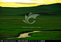 呼伦贝尔草原 河流 羊群,草原风光,自然风景,摄影,汇图网www.huitu.com