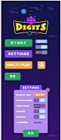 Digits Board 游戏界面ui设计 |GAMEUI- 游戏设计圈聚集地 | 游戏UI | 游戏界面 | 游戏图标 | 游戏网站 | 游戏群 | 游戏设计