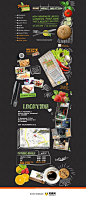 Healthy Bites饮食网站，来源自黄蜂网http://woofeng.cn/web/ #web #webdesign #website #inspiration #design