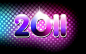 创建一个新的2011年彩色卡 - 平面设计 #平面# #采集大赛#