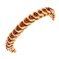 VAN CLEEF & ARPELS Gold Ruby Bracelet