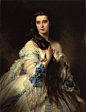 Franz Xaver Winterhalter（1805-1873）是当时最杰出的宫廷画家。他为欧洲各国官廷绘制作品，人物多为活跃在19世纪的欧洲皇室名人，尤其得到英国维多利亚女王的喜爱。人们认为他的作品历史纪录价值超过艺术价值，通过他的绘画，人们可以更进一步了解欧洲19世纪皇室贵族的肖像面貌和奢华生活。