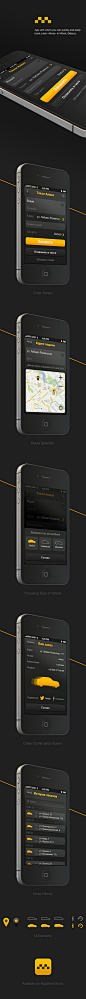 App / Taxi Almaz App on Behance