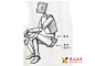 人体动态绘画（二）:坐姿与蹲姿的画法图解(2)
