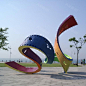 不锈钢标志_户外广场公园胶片雕塑 记忆时光主题大型景观不锈钢定制 - 阿里巴巴