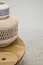 陶瓷与编织的家具系列