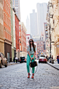 Wearing: Mint shirt from Buffalo Exchange/GUESS Mint Jeans/ASOS sunglasses/Rebecca Minkoff Bag/River Island Sandals from ASOS.com/ASOS Pastel Belt/Assorted Jewelry