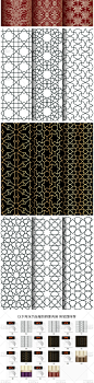 线条古典欧式现代几何图案连续纹案纹理无缝拼接矢量平面设计素材-淘宝网