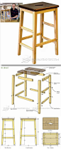 Bench Stool Plans - Furniture Plans and Projects | WoodArchivist.com