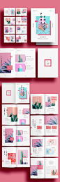 book Booklet design editorial InDesign Layout Lookbook magazine portfolio template