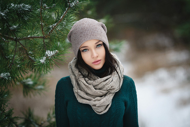 Winter girl by Denis...