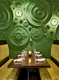 Restaurant and Bar Design Awards - banheiro, cozinha ou quarto da noiva.  would look cool in a basement rec room