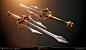 GODFALL DUAL BLADE ARSENAL, Victoria Passariello : Dual Blade Arsenal I made for the PS5 Video Game Godfall

My Responsibilities:
- High Resolution model
- In-Game model
- Textures

Concept/Art Director:
- Chris Xia

Lead Artist:
- Regie Santiago