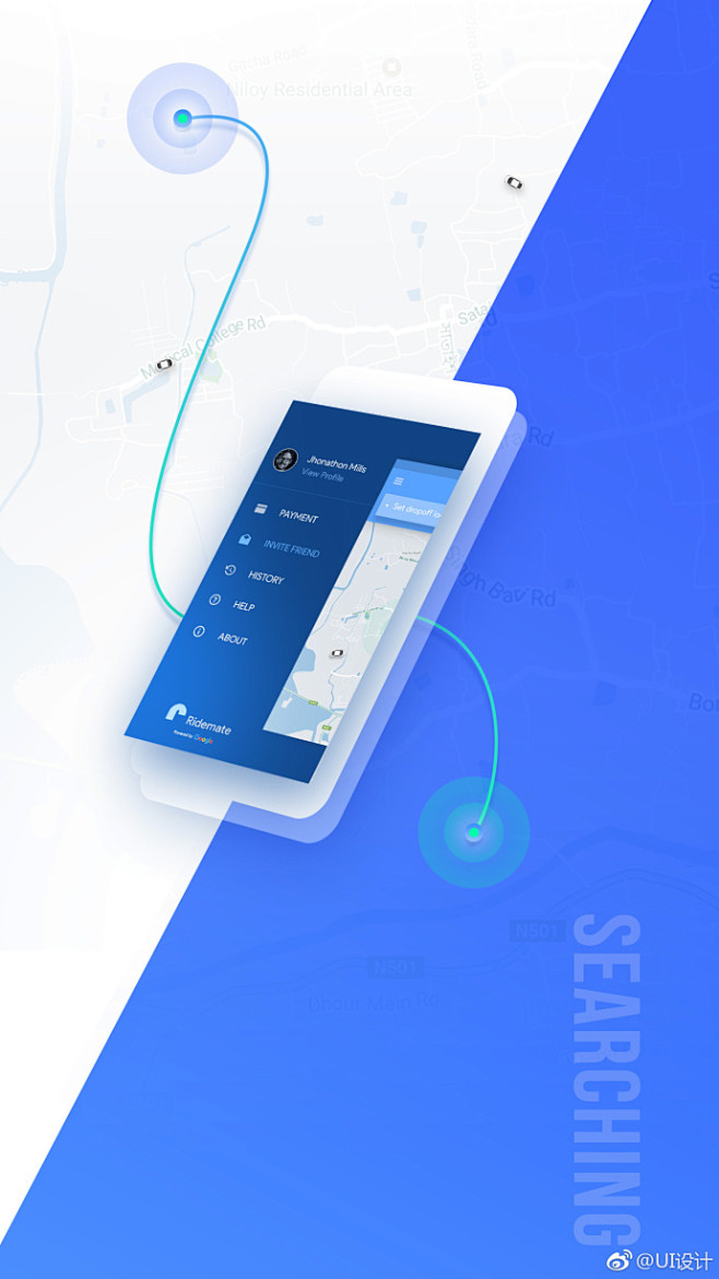 #ui设计# 驾车伴侣Ridemate ...
