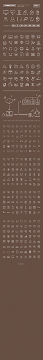Sympletts : Sympletts - Simple elegant stroke/outline icon set. Updated to 500+ icons.