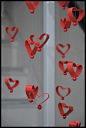 Valentine Hearts Mobile / Valentine garland