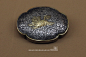 唐  鎏金花形狮纹银盒 新加坡亚洲文明博物馆藏 1998年印度尼西亚勿里洞岛黑石号沉船出水