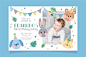 Childrens birthday invitation template