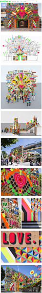 morag myerscough 与luke morgan共造“圣爱神殿 设计圈 展示 设计时代网-Powered by thinkdo3