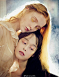 @Mae-Lapres & Madison Stubbington by Alexandra Sophie for Vogue Japan February 2016 | 两位当红娃娃脸超模共同演绎仙气逼人的美妆大片，你有被“仙”到吗？