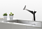 AXOR_Kitchen faucet : Design for Hansgrohe 'AXOR'. The motif is based on branch to show character line and intuitive usability. although It was not real client works, but I intend to suggest that new line for AXOR. People undergo wrist pain through when t