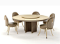 Noir Collection www.turri.it Round table with lazy susan: 