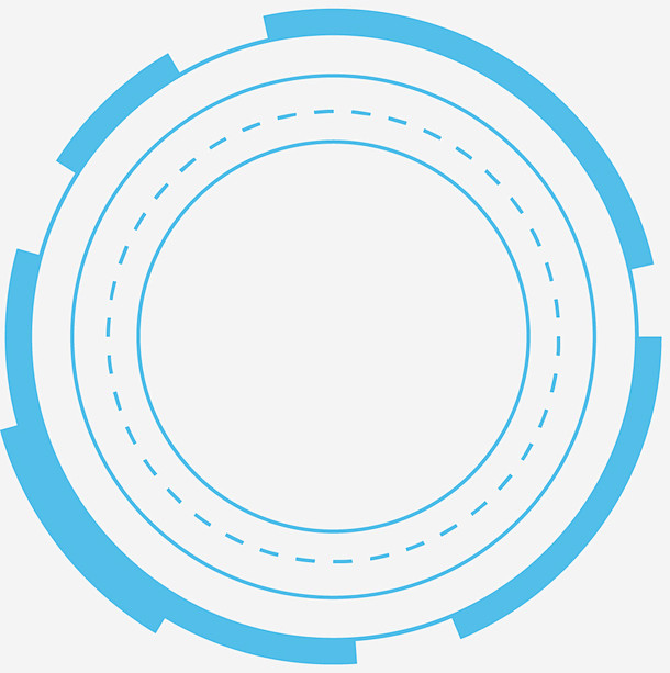 圆形科技感装饰框