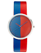 asos 英国代购 新款男士红蓝撞色潮流手表 