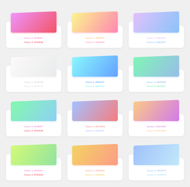 Gradients with color...