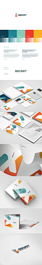 BEUNIT by kreujemy.to , via Behance #design #corporate #identity #branding #visual