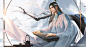 ✔《魔道祖师》杨如卿作品 蓝湛 蓝忘机 古风美男手绘 同人手绘 TV动画