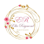 Custom logo design, cherry blossom wreath logo, pink gold logo, flowers wreath logo, round watermark, floral logo design, sakura logo design: 