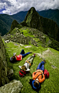 秘鲁的马丘比丘，躺在这里该有多舒服