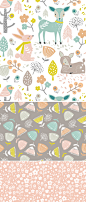 wendy kendall designs – freelance surface pattern designer » summer woodland